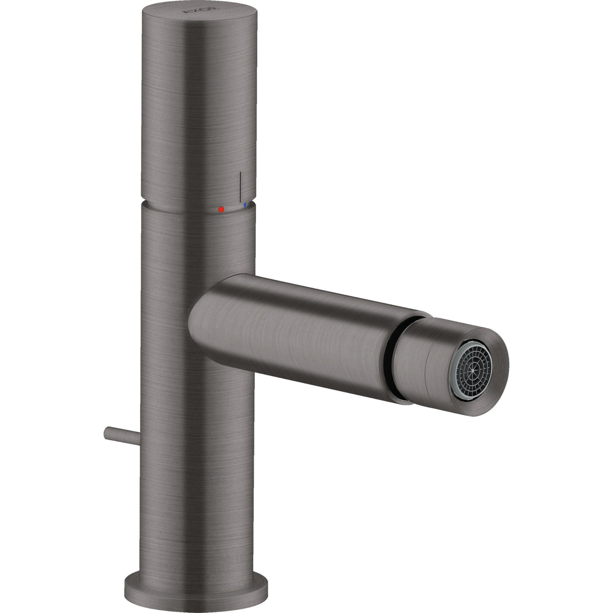 AXOR-Uno-Single-lever-bidet-mixer-with-zero-handle-and-pop-up-waste-set-Brushed-Black-Chrome-45200340