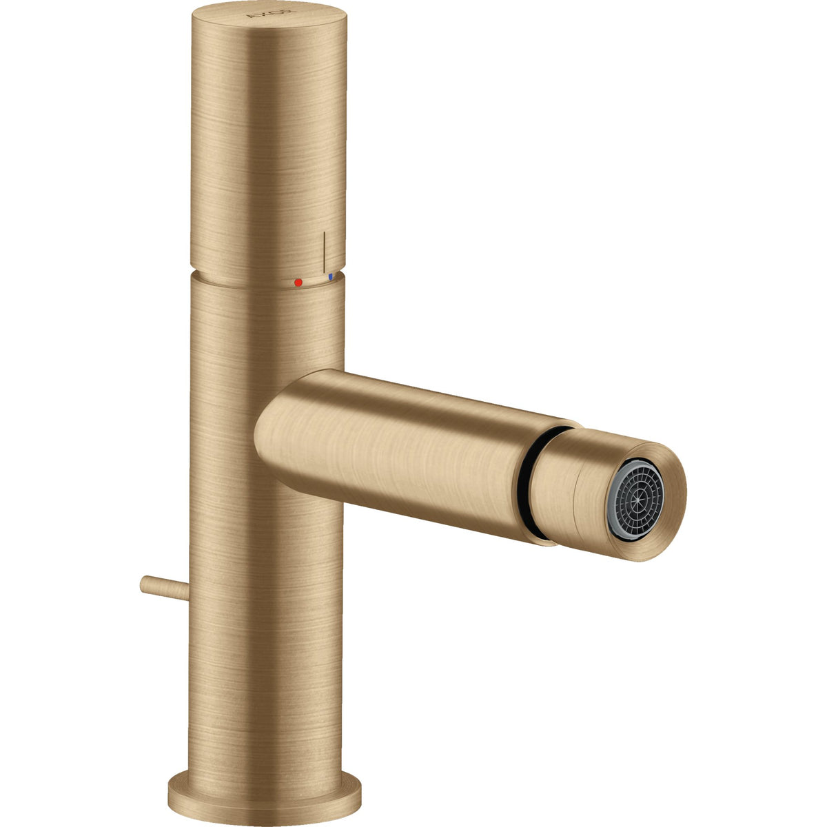 AXOR-Uno-Single-lever-bidet-mixer-with-zero-handle-and-pop-up-waste-set-Brushed-Bronze-45200140