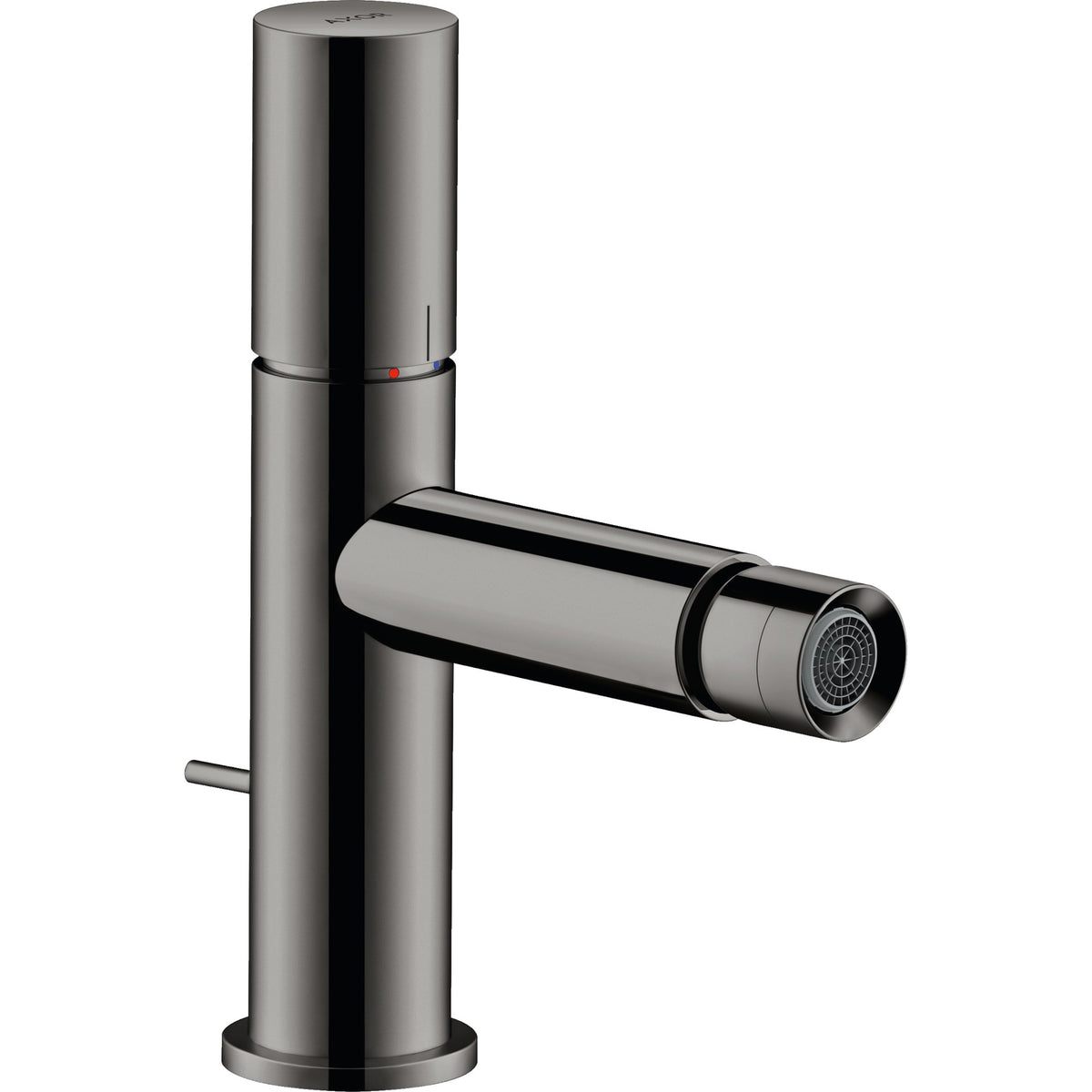 AXOR-Uno-Single-lever-bidet-mixer-with-zero-handle-and-pop-up-waste-set-Polished-Black-Chrome-45200330