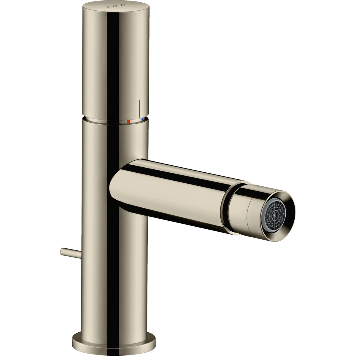 AXOR-Uno-Single-lever-bidet-mixer-with-zero-handle-and-pop-up-waste-set-Polished-Nickel-45200830