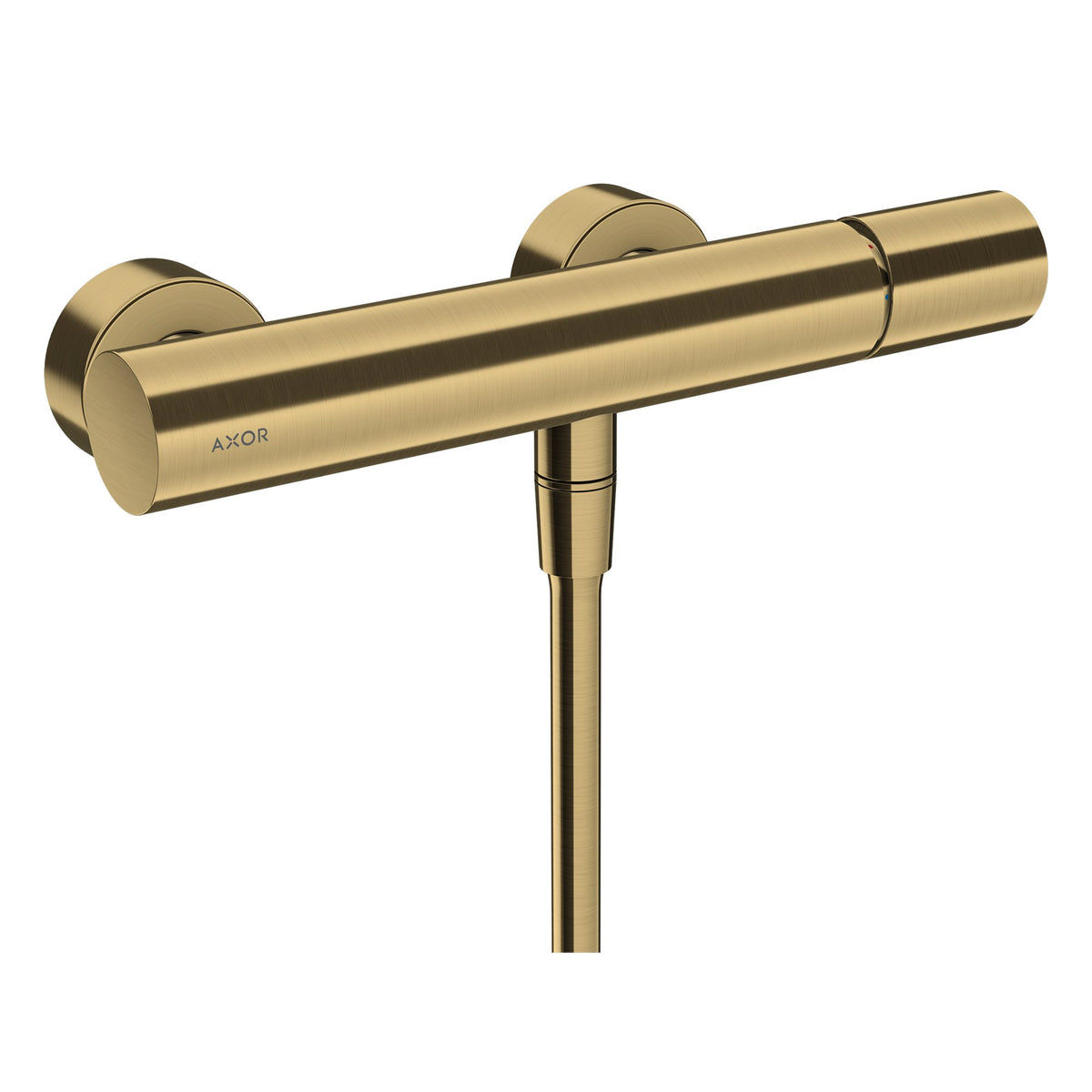 AXOR-Uno-Single-lever-shower-mixer-for-exposed-installation-with-zero-handle-Brushed-Brass-45600950