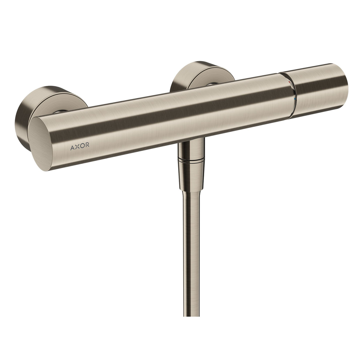AXOR-Uno-Single-lever-shower-mixer-for-exposed-installation-with-zero-handle-Brushed-Nickel-45600820