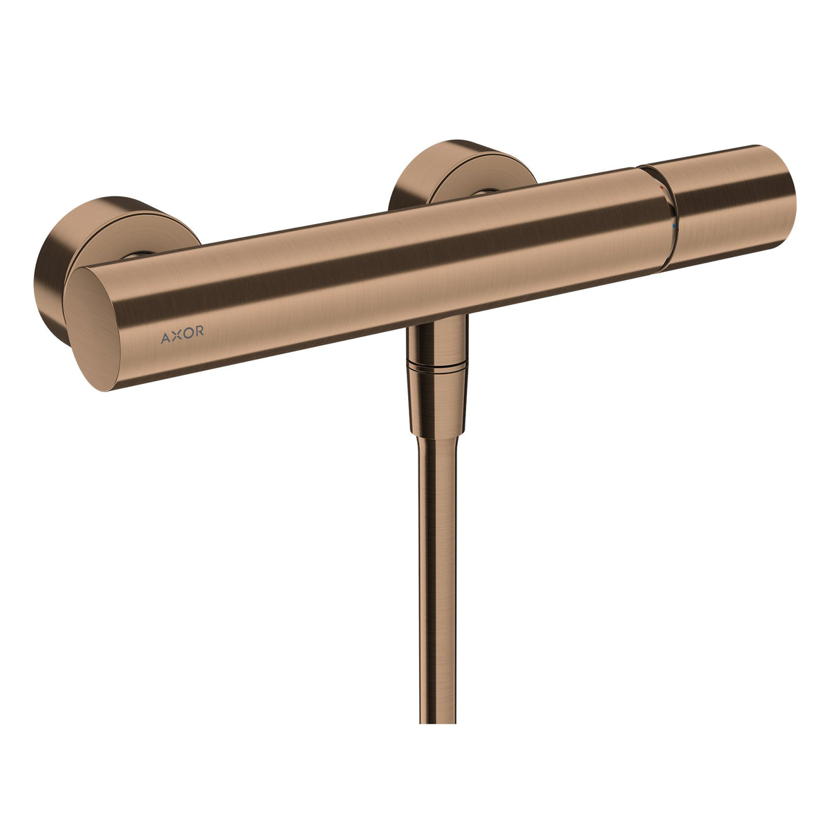 AXOR-Uno-Single-lever-shower-mixer-for-exposed-installation-with-zero-handle-Brushed-Red-Gold-45600310