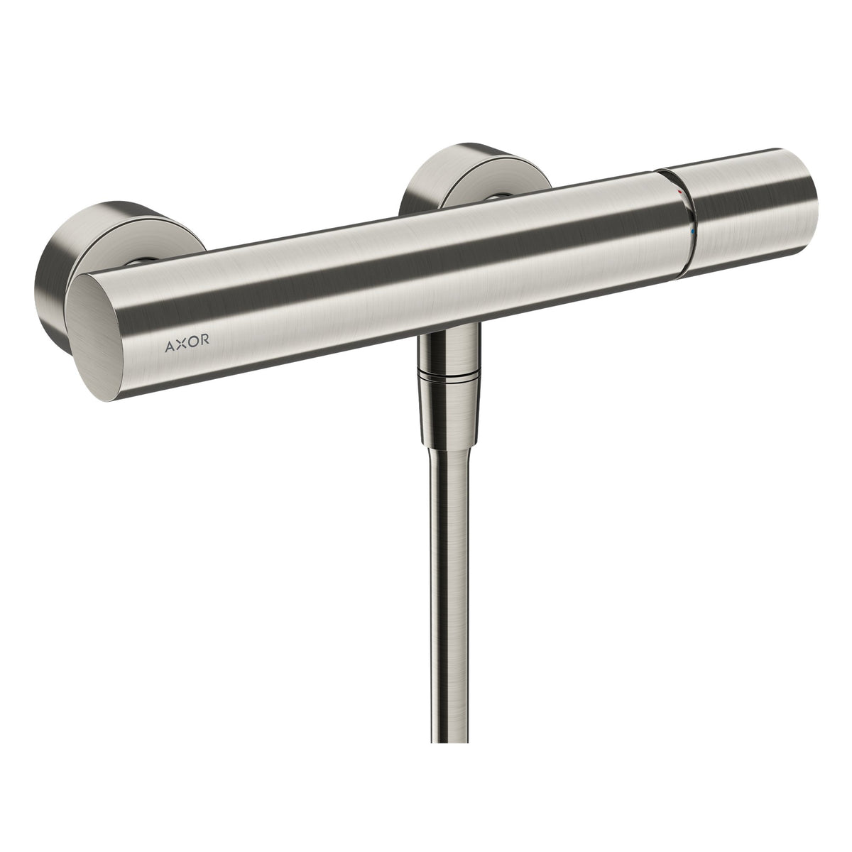 AXOR-Uno-Single-lever-shower-mixer-for-exposed-installation-with-zero-handle-Stainless-Steel-Optic-45600800