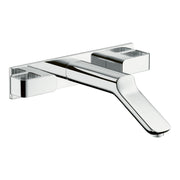 AXOR Urquiola 3 hole basin mixer for concealed installation wall mounted with spout 228 mm Chrome 11043000