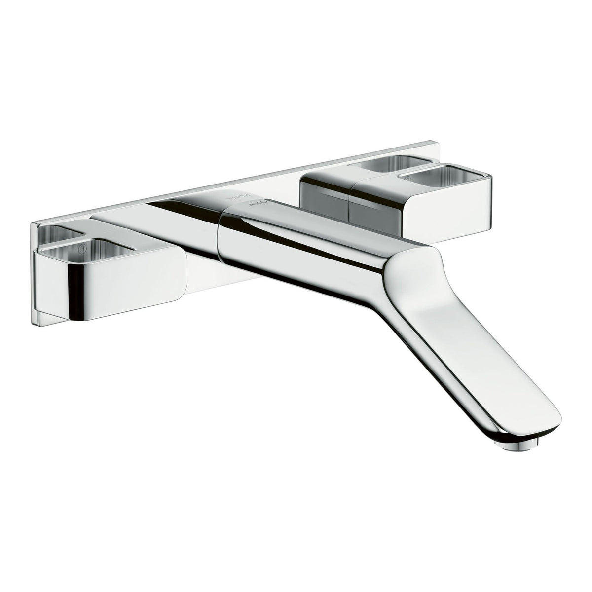 AXOR Urquiola 3 hole basin mixer for concealed installation wall mounted with spout 228 mm Chrome 11043000