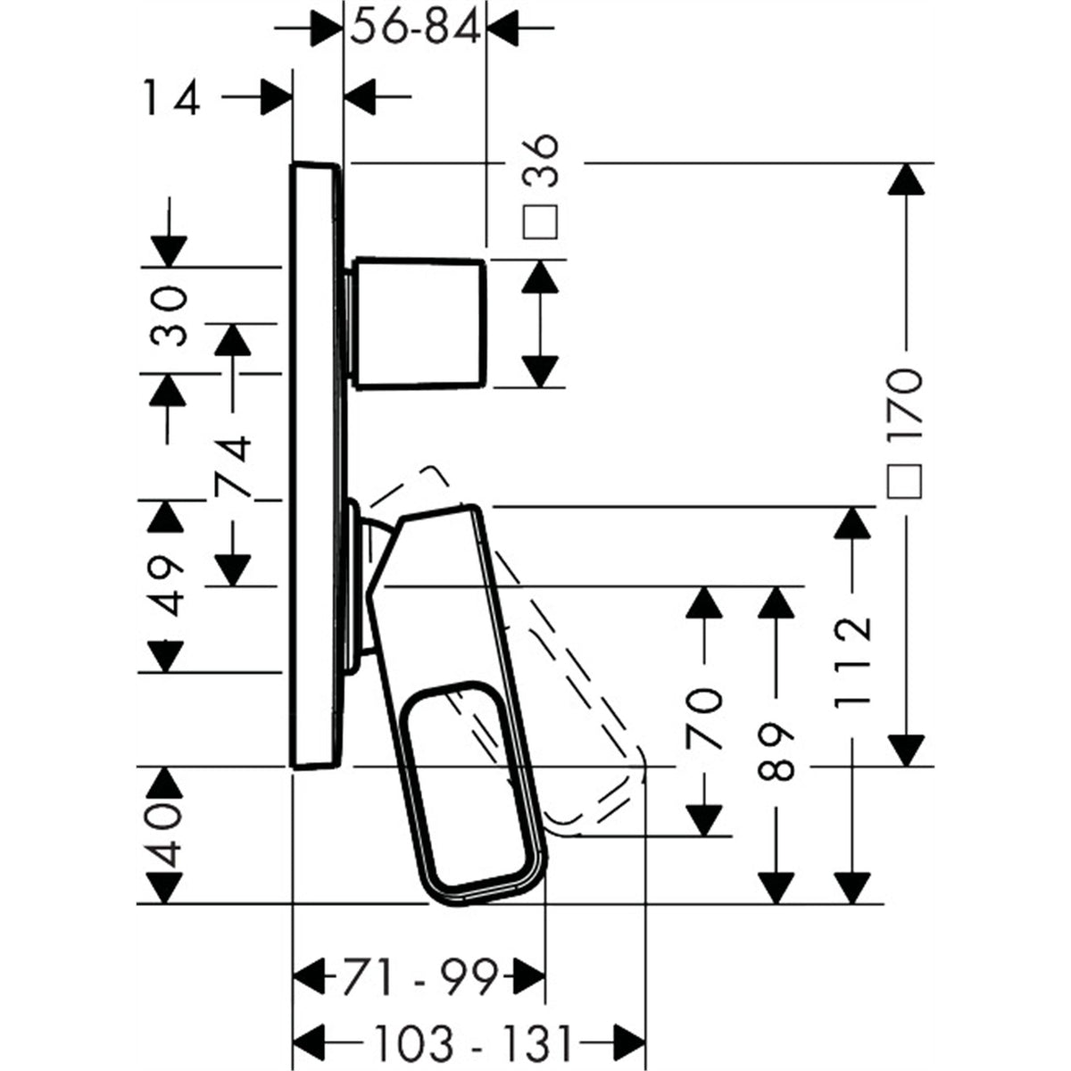 AXOR-Urquiola-Single-lever-bath-mixer-for-concealed-installation-11425-technical-01