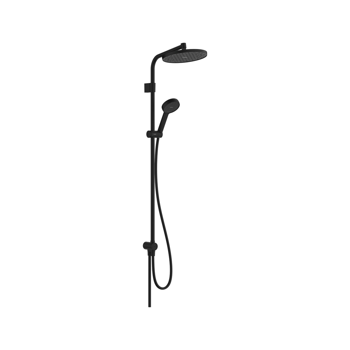 Hansgrohe Activera S Showerpipe 240 1jet EcoSmart Reno Varia Matt Black 28074670.jpg