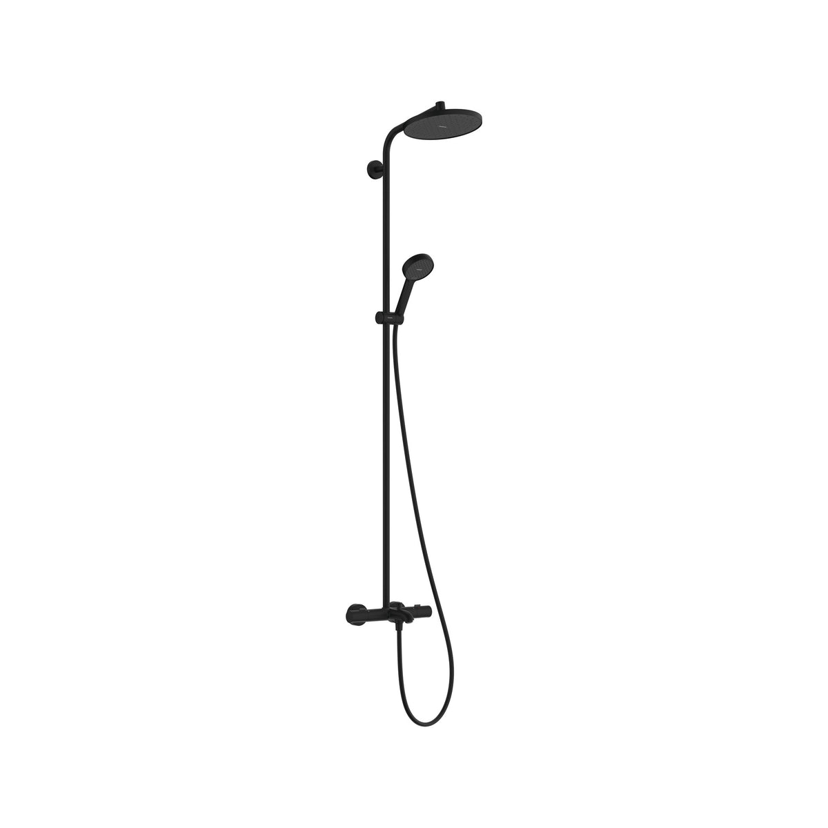 Hansgrohe Activera S Showerpipe 240 1jet EcoSmart with bath thermostat Ecostat Fine Matt Black 28871670.jpg