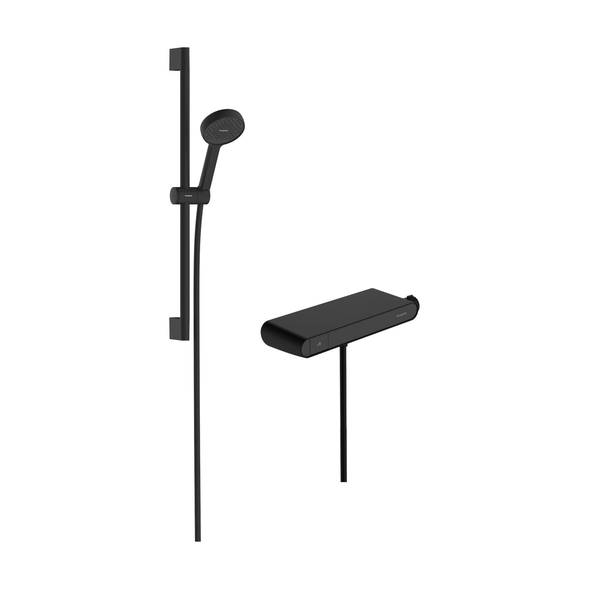 Hansgrohe-Activera-Select-S-Shower-system-for-exposed-installation-95-2jet-EcoSmart-with-ShowerTablet-Select-360-and-shower-bar-65-cm-Matt-Black-28087670