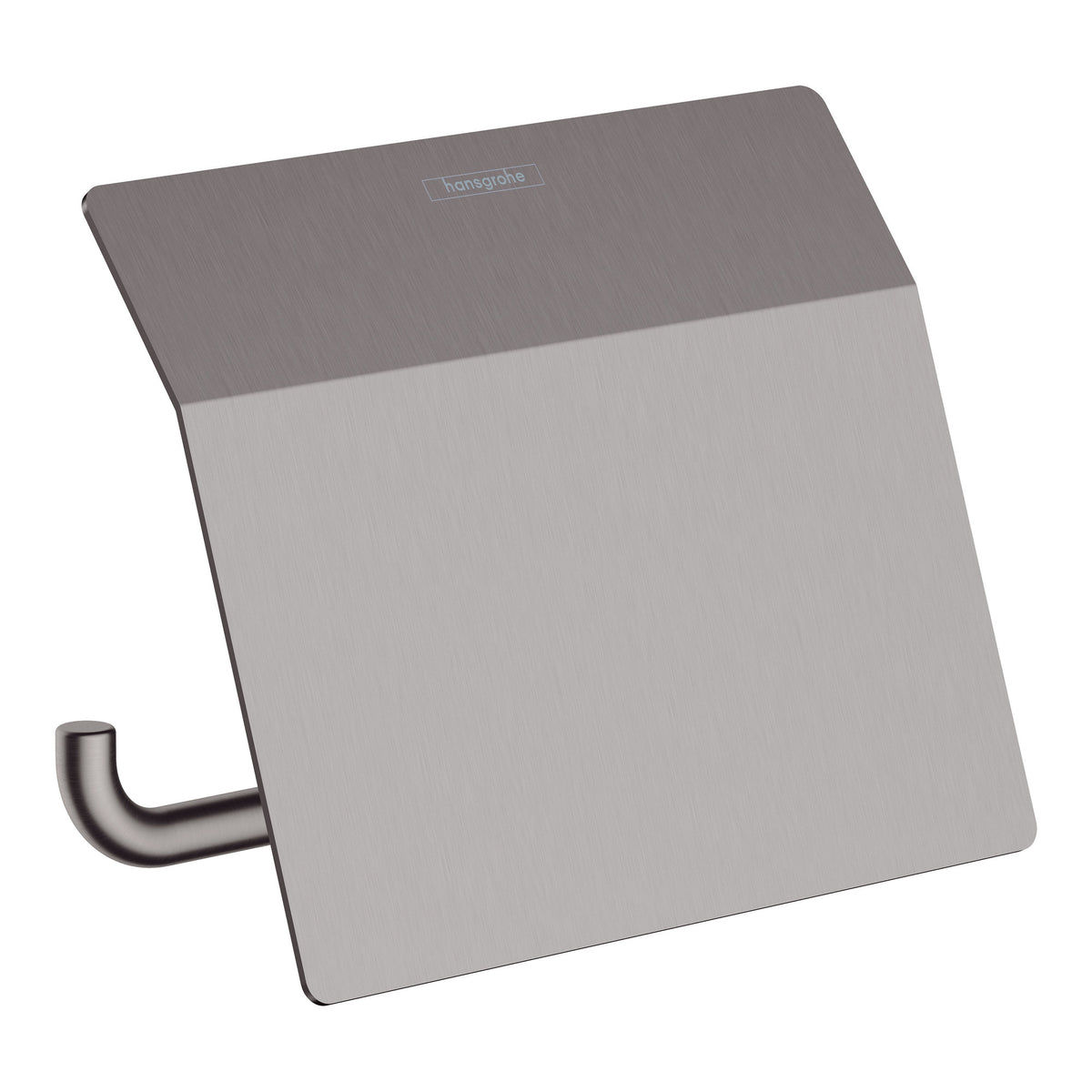 Hansgrohe AddStoris Q Toilet paper holder with cover Brushed Black Chrome 41753340.jpg