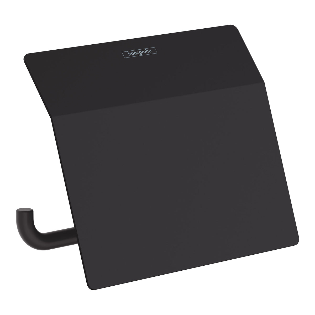 Hansgrohe AddStoris Q Toilet paper holder with cover Matt Black 41753670.jpg