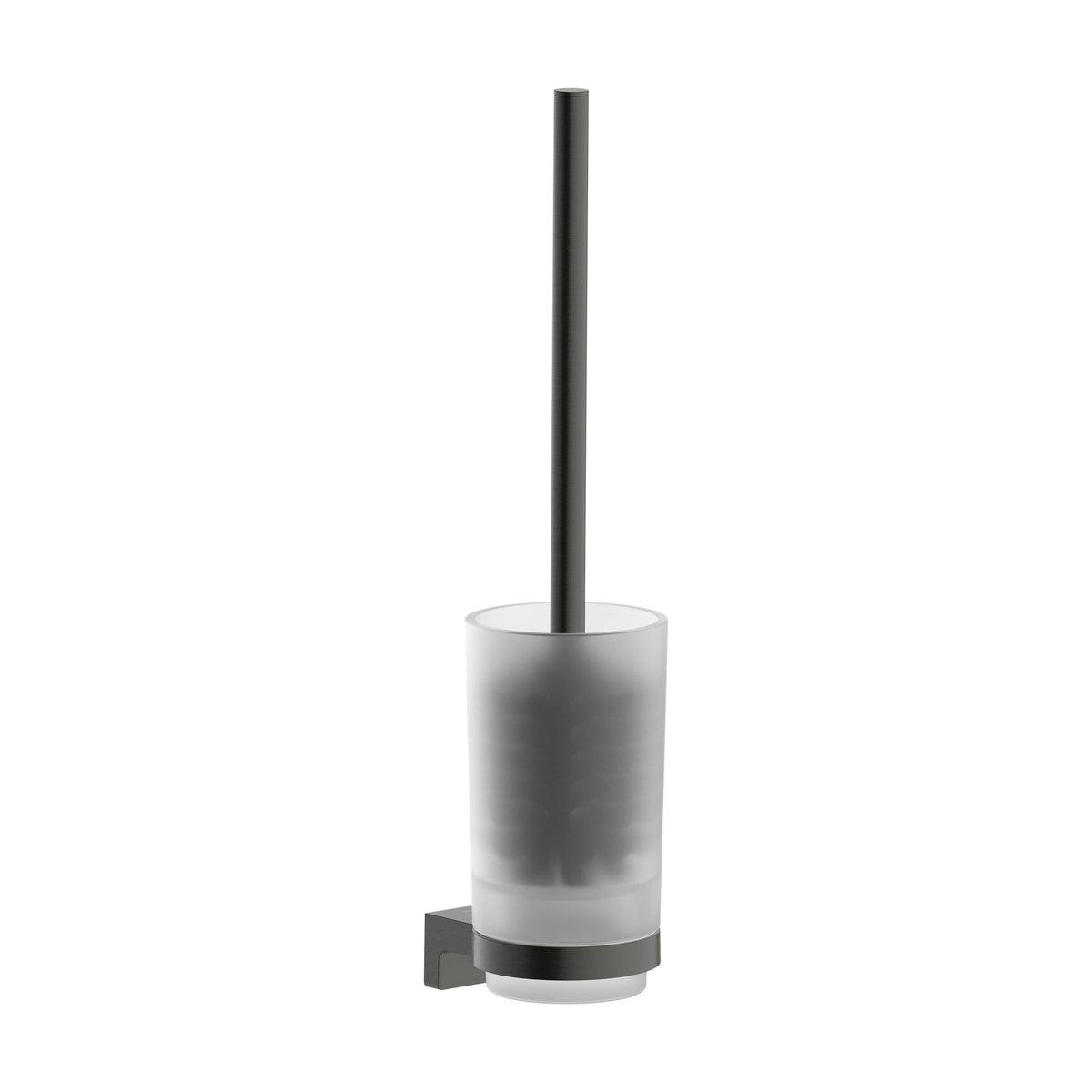 Hansgrohe-AddStoris-S-Toilet-brush-holder-wall-mounted-Brushed-Black-Chrome-41782340