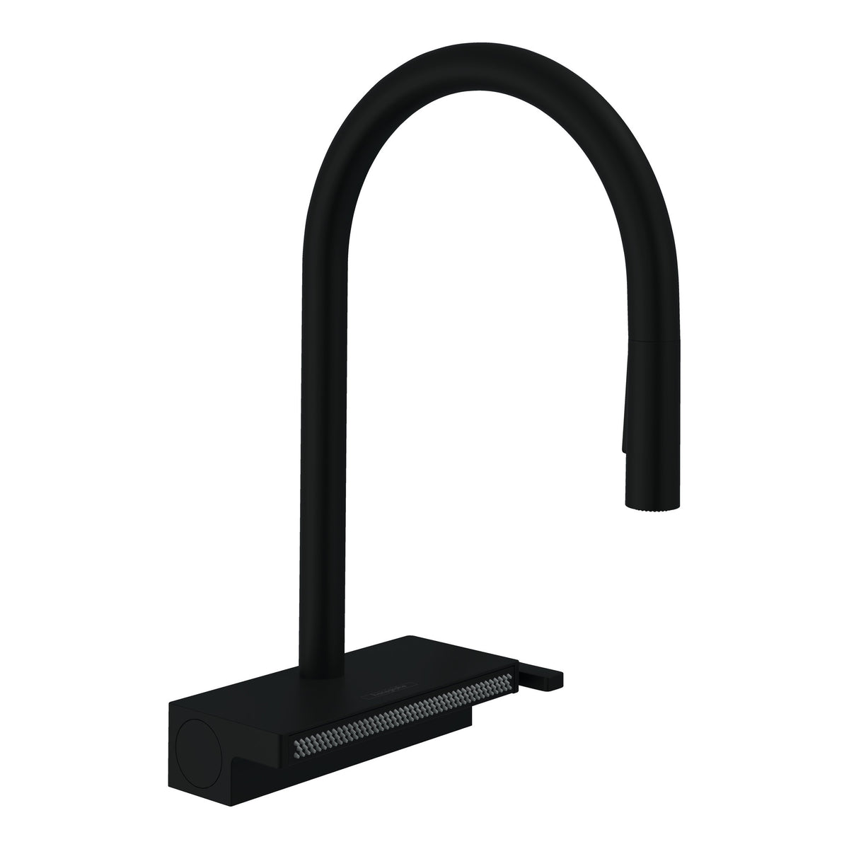 Hansgrohe Aquno Select M81 Single lever kitchen mixer 170 pull out spray 3jet Matt Black 73837670.jpg
