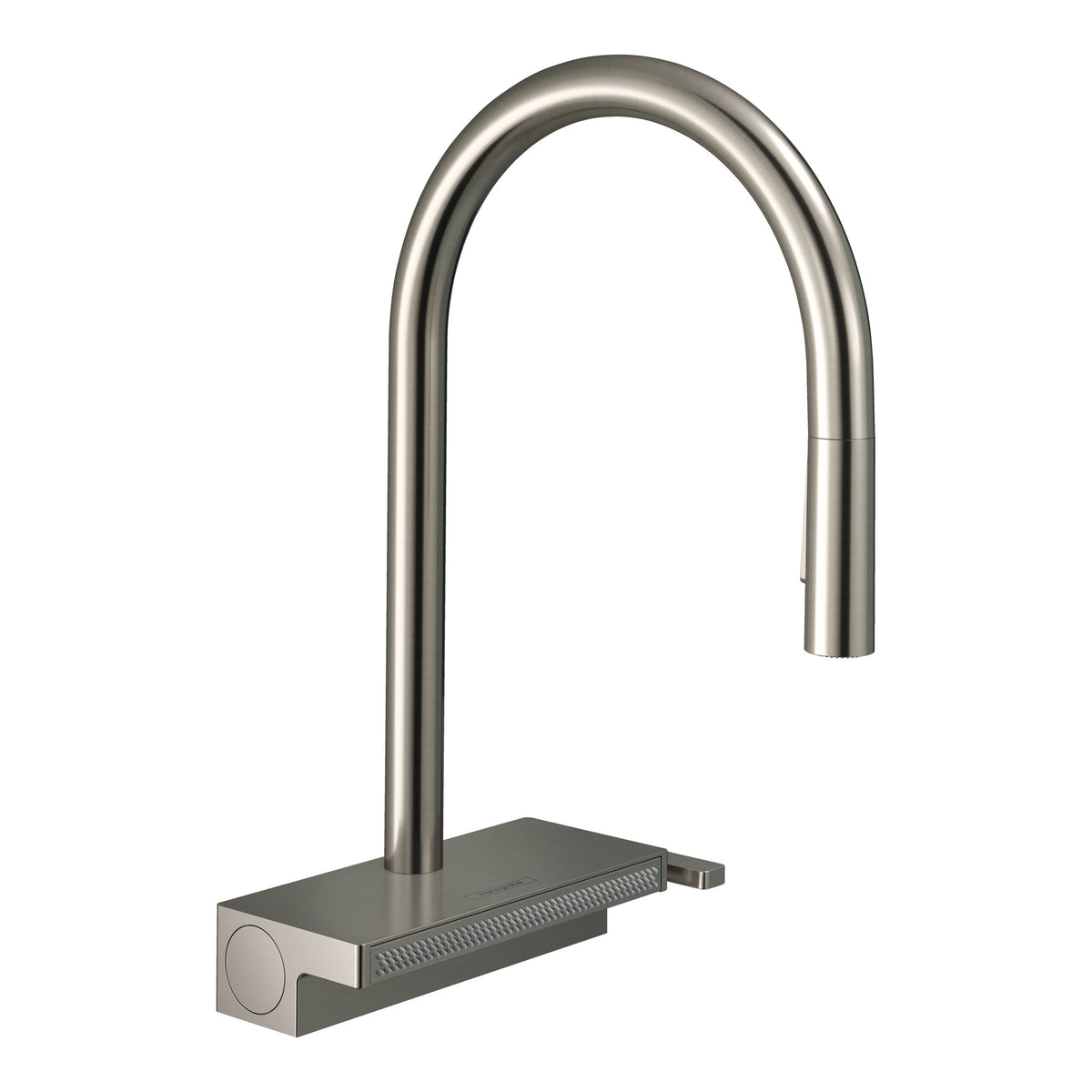 Hansgrohe Aquno Select M81 Single lever kitchen mixer 170 pull out spray 3jet Stainless Steel Finish 73837800.jpg