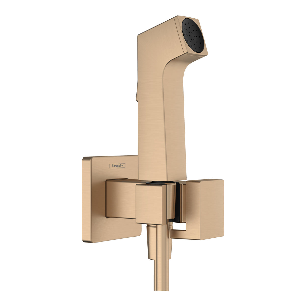 Hansgrohe Bidette hand shower 1jet E EcoSmart for warm water with shower holder and shower hose 125 cm Brushed Bronze 29233140.jpg
