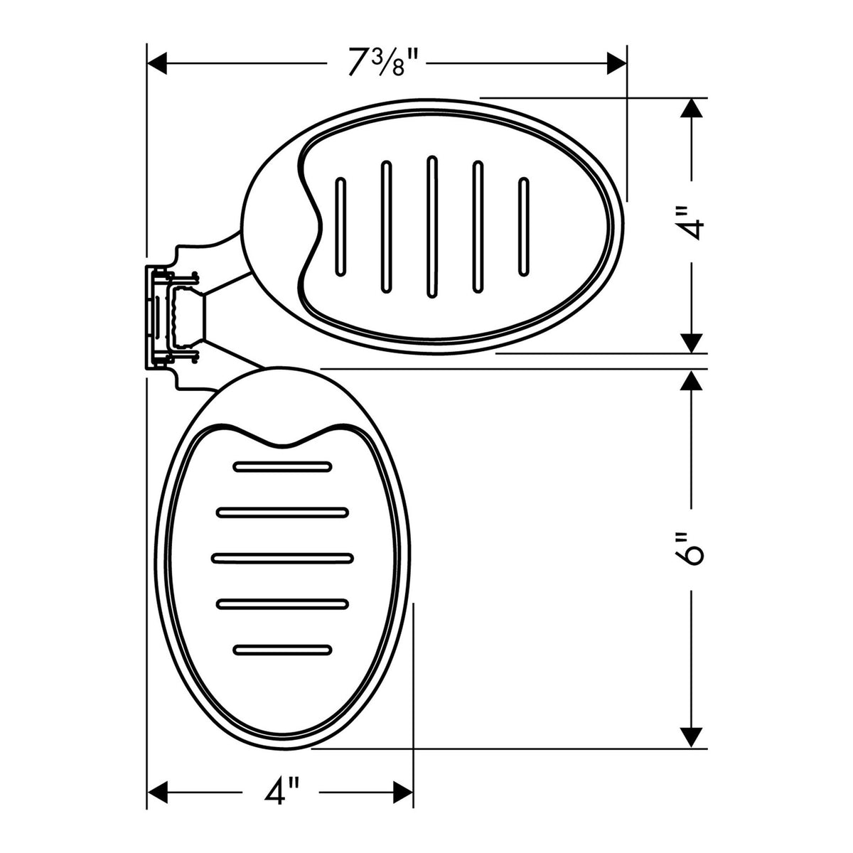 Hansgrohe Casetta Soap dishes Raindance 28698000 technical 02.jpg