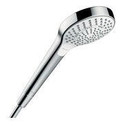 מזלף יד 110 Multi עם 3 מצבי זרימה הנס גרואה Hansgrohe Croma Select S Hand shower 110 Multi – White/Chrome – מק״ט 26801407