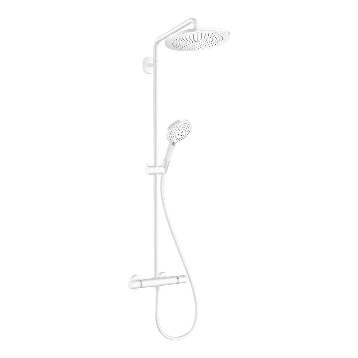Hansgrohe Croma Select S Showerpipe 280 1jet EcoSmart with thermostat and hand shower Raindance Select S 120 3jet Matt White 26891700.jpg