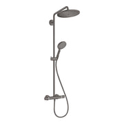 Hansgrohe Croma Select S Showerpipe 280 1jet with thermostat and hand shower Raindance Select S 120 3jet Brushed Black Chrome 26890340.jpg