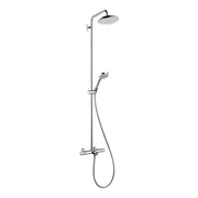 Hansgrohe Croma Showerpipe 220 1jet with bath thermostat Chrome 27223000.jpg