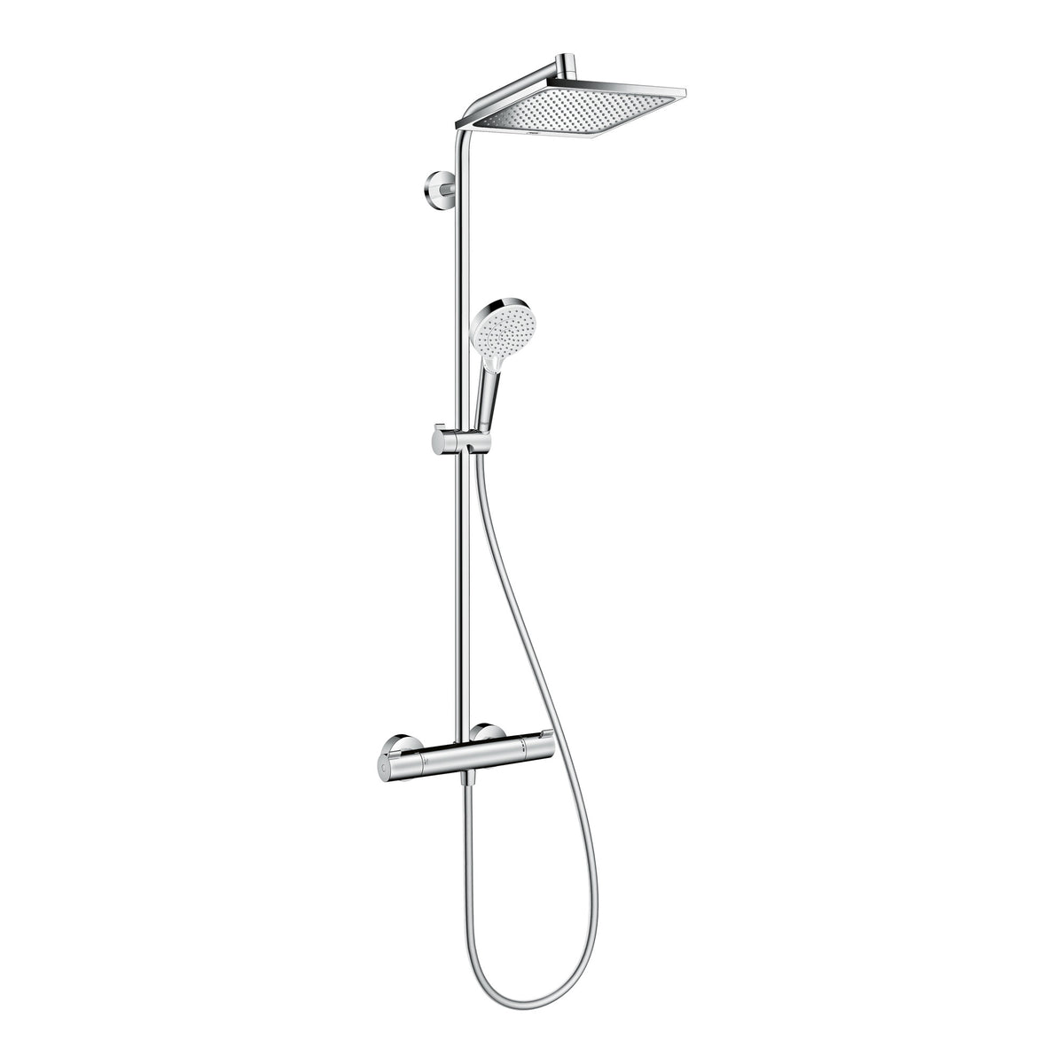 Hansgrohe Crometta E Showerpipe 240 1jet with thermostat Chrome 27271000.jpg