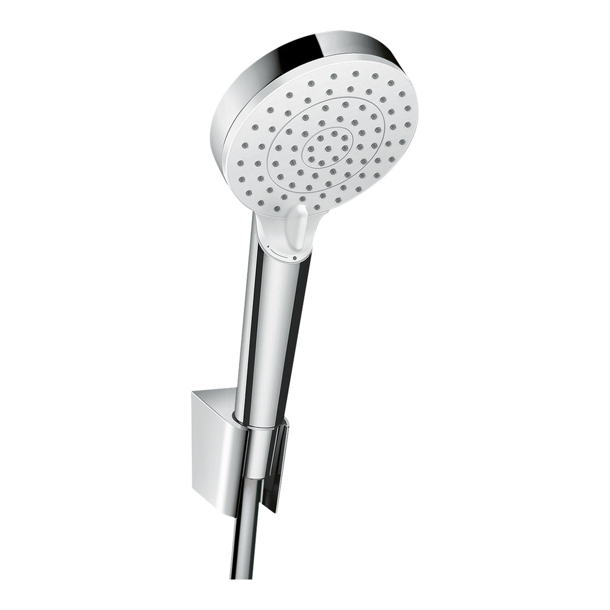 Hansgrohe Crometta Shower holder set 100 Vario EcoSmart with shower hose 125 cm White Chrome 26693400.jpg
