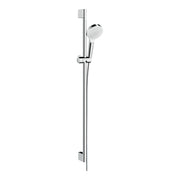 Hansgrohe Crometta Shower set 100 1jet EcoSmart with shower bar 90 cm White Chrome 26539400.jpg