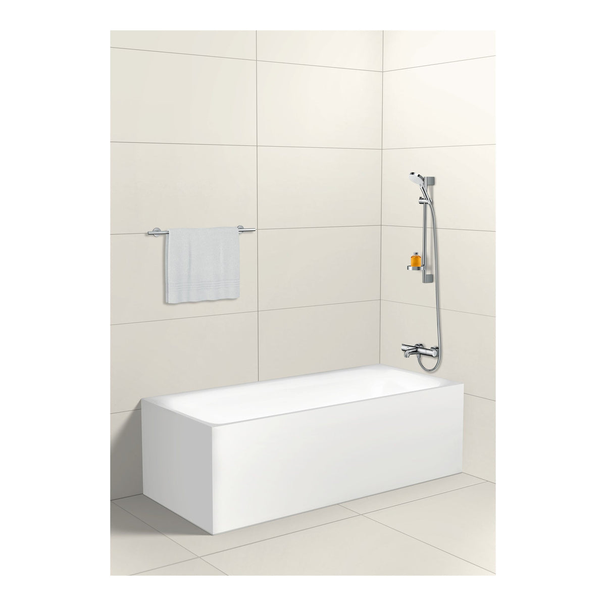 Hansgrohe-Crometta-Shower-set-100-Vario-with-shower-bar-65-cm-and-soap-dish-White-Chrome-26553400-04