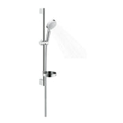 Hansgrohe Crometta Shower set 100 Vario with shower bar 65 cm and soap dish White Chrome 26553400.jpg