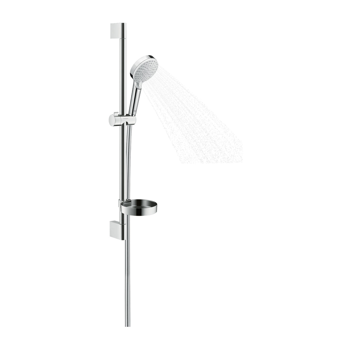 Hansgrohe Crometta Shower set 100 Vario with shower bar 65 cm and soap dish White Chrome 26553400.jpg