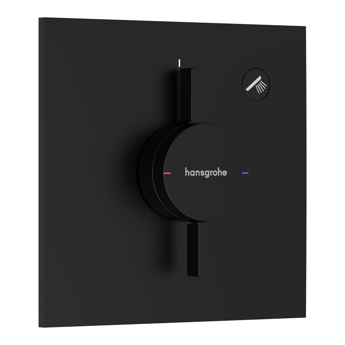 Hansgrohe DuoTurn E Mixer for concealed installation for 1 function Matt Black 75617670.jpg