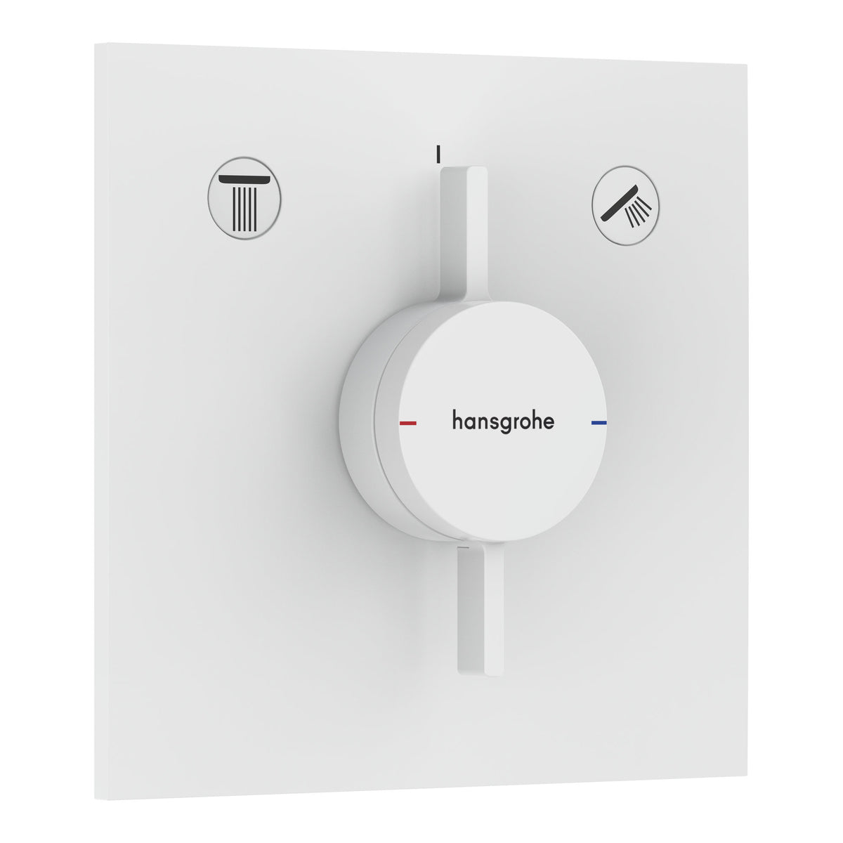 Hansgrohe DuoTurn E Mixer for concealed installation for 2 functions Matt White 75417700.jpg