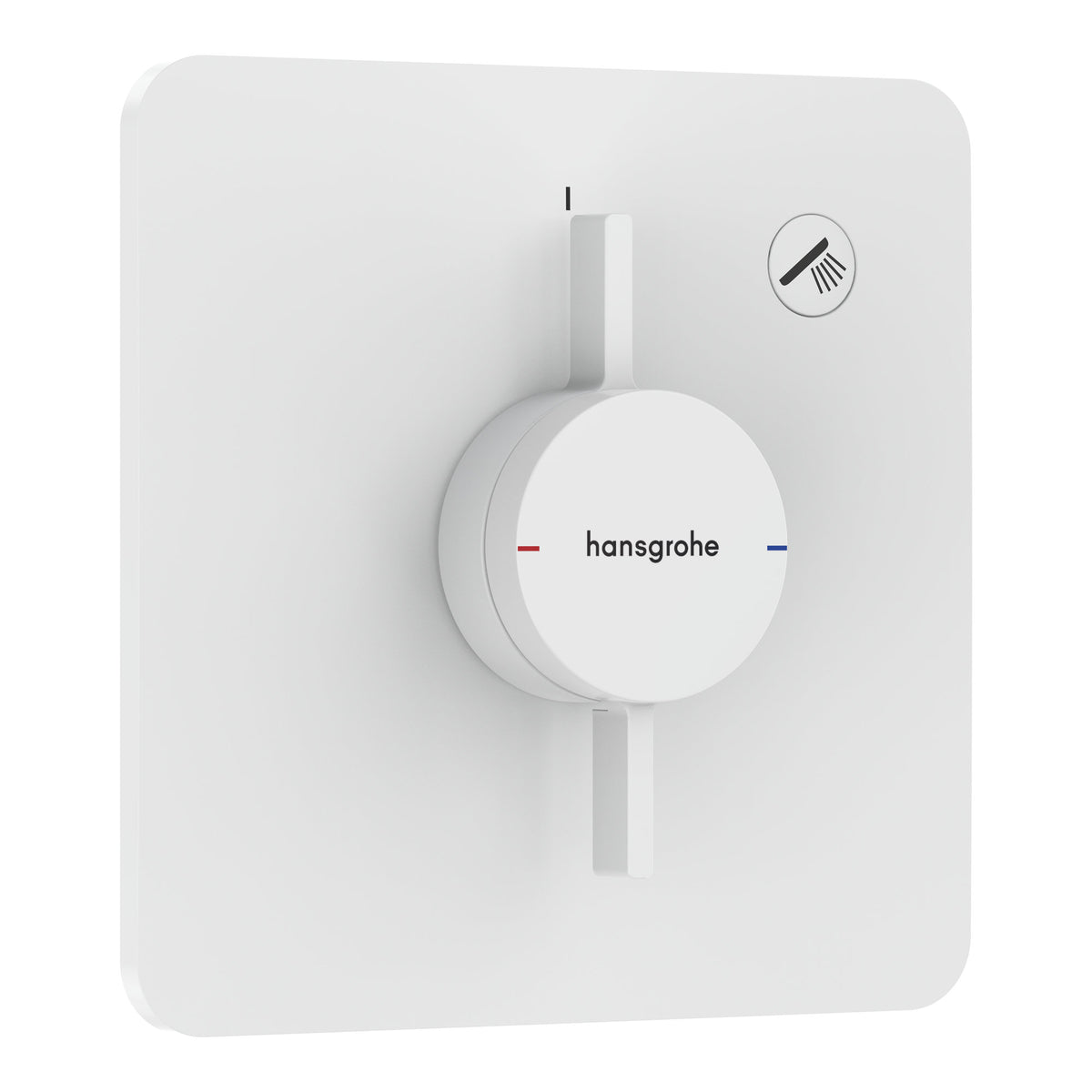 Hansgrohe DuoTurn Q Mixer for concealed installation for 1 function Matt White 75614700.jpg