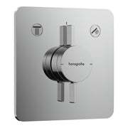 Hansgrohe DuoTurn Q Mixer for concealed installation for 2 functions Chrome 75414000.jpg