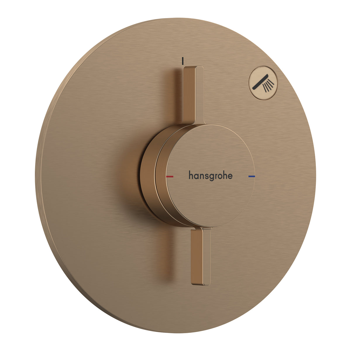 Hansgrohe DuoTurn S Mixer for concealed installation for 1 function Brushed Bronze 75618140.jpg