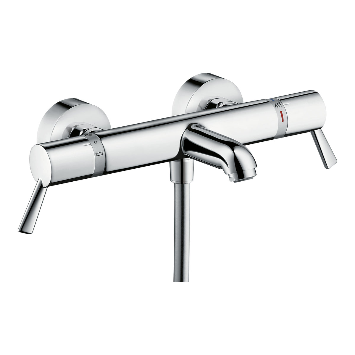 Hansgrohe Ecostat Comfort Bath thermostat Care for exposed installation with extra long handles Chrome 13115000.jpg