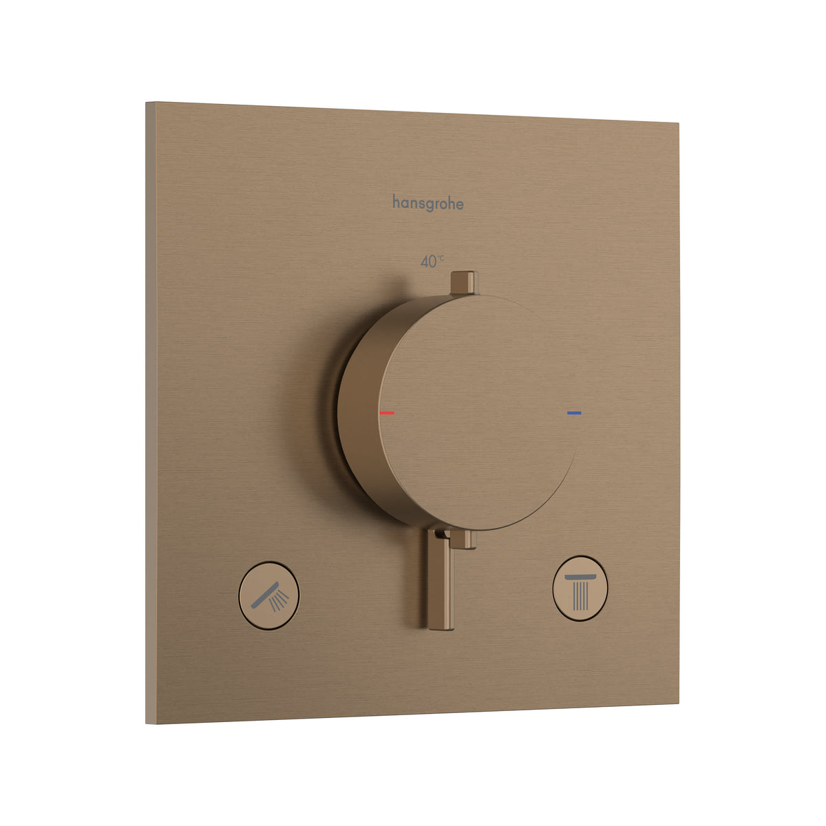 Hansgrohe Ecostat Comfort E Thermostat for concealed installation for 1 function Brushed Bronze 33711140.jpg