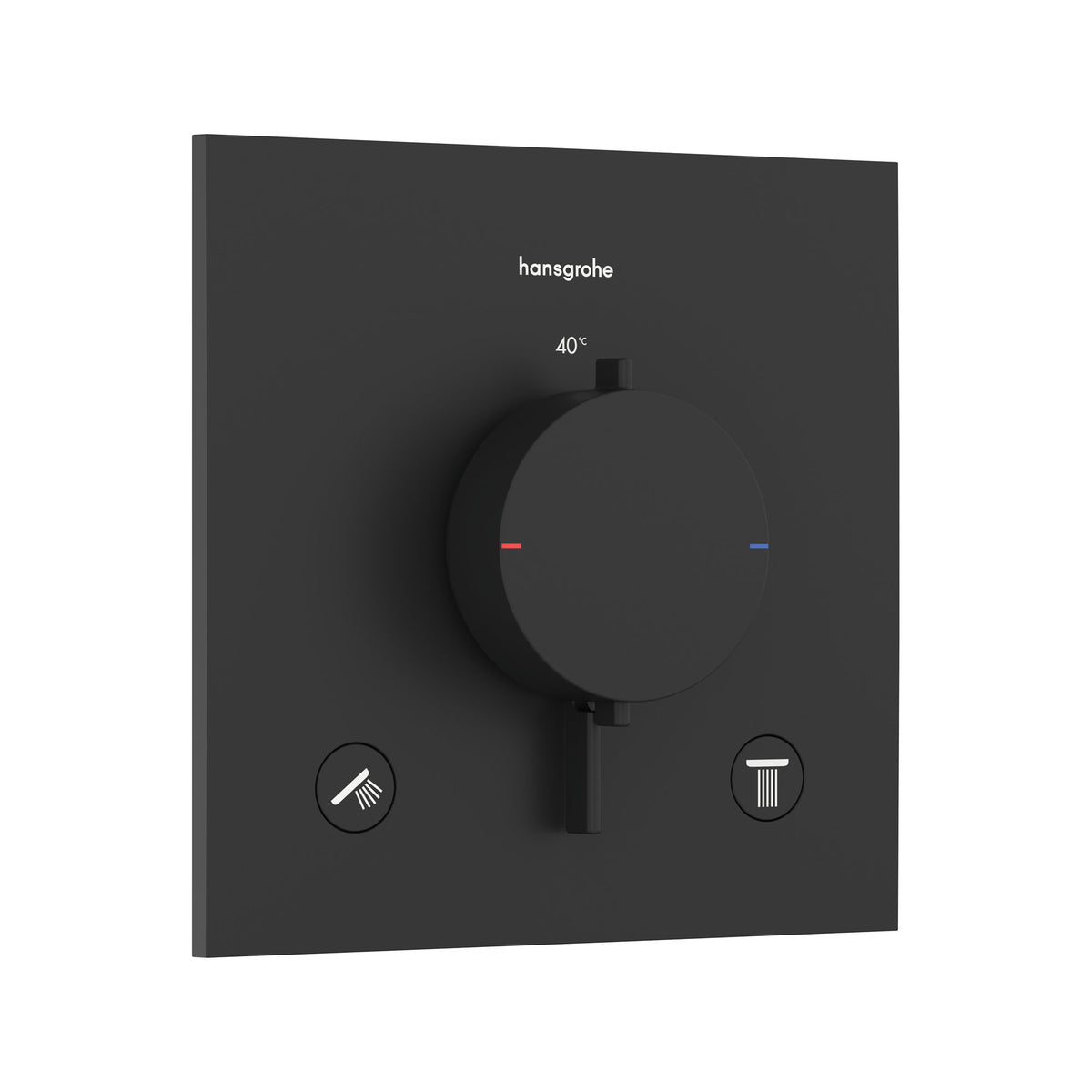 Hansgrohe Ecostat Comfort E Thermostat for concealed installation for 1 function Matt Black 33711670.jpg