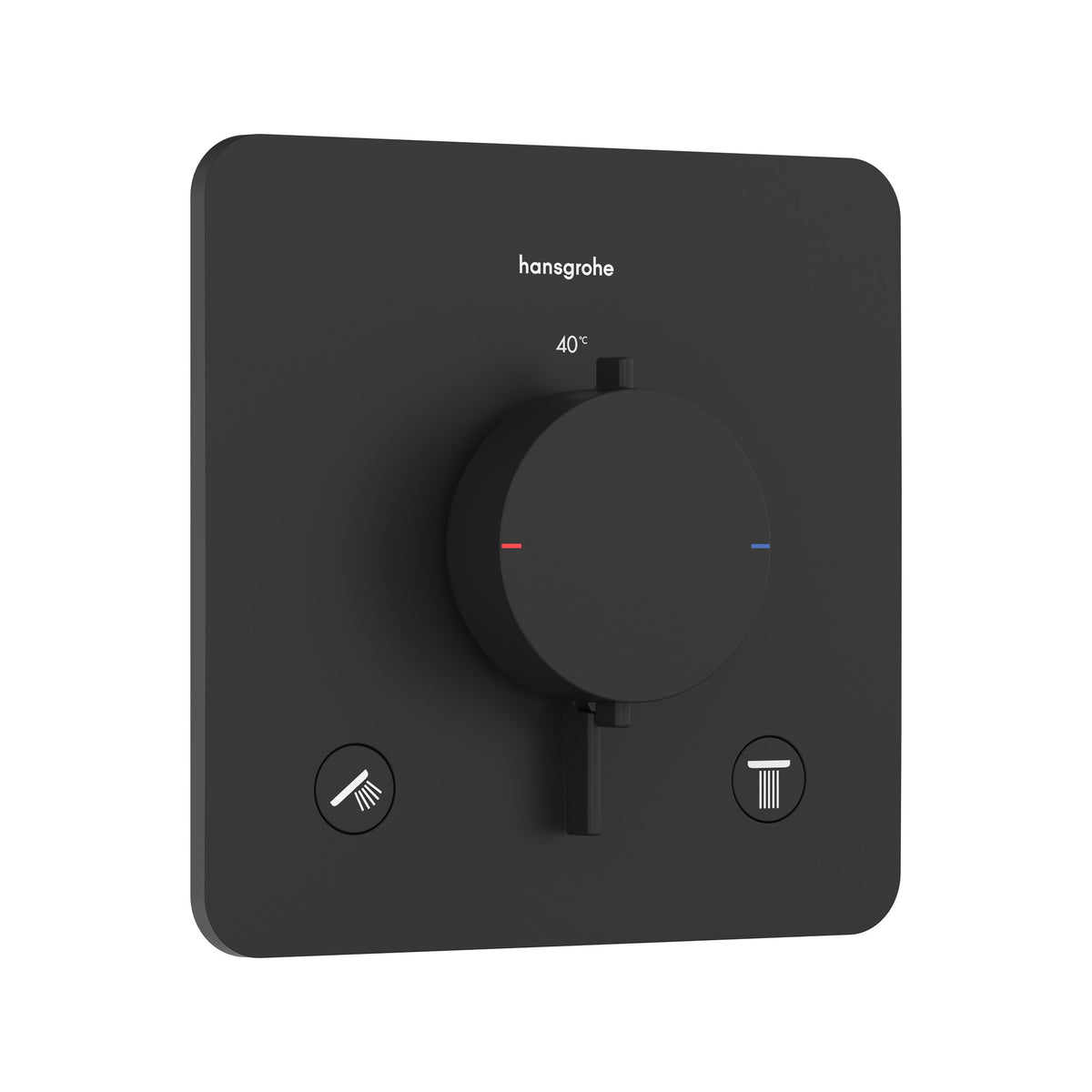 Hansgrohe Ecostat Comfort Q Thermostat for concealed installation for 1 function Matt Black 33713670.jpg