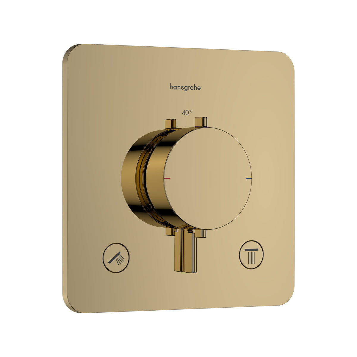 Hansgrohe Ecostat Comfort Q Thermostat for concealed installation for 1 function Polished Gold Optic 33713990.jpg