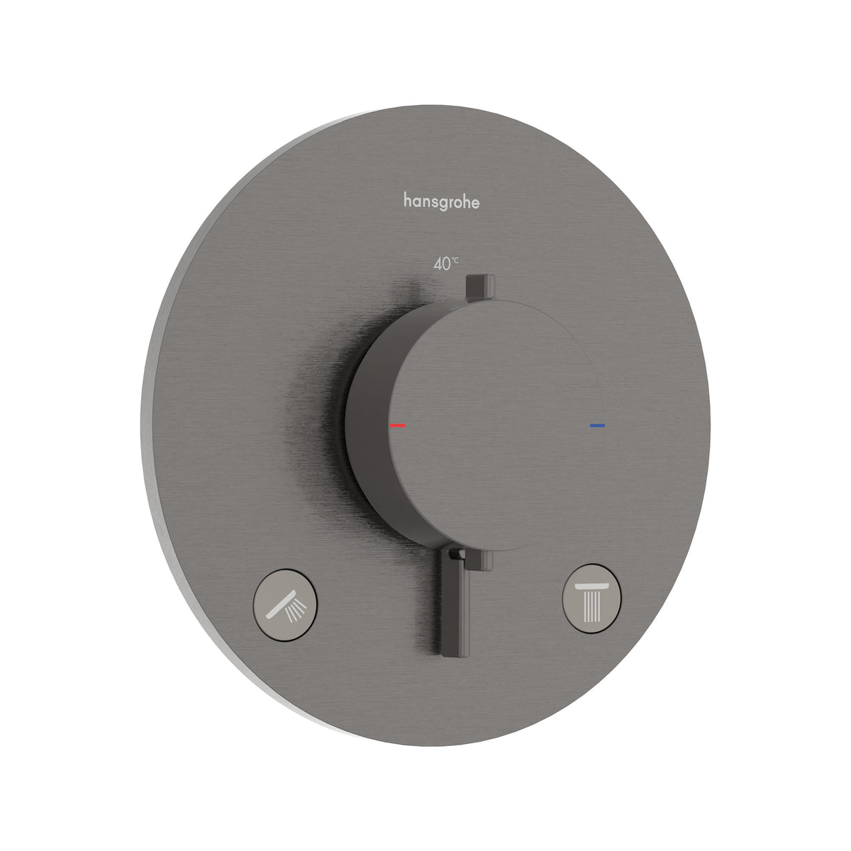 Hansgrohe Ecostat Comfort S Thermostat for concealed installation for 1 function Brushed Black Chrome 33715340.jpg