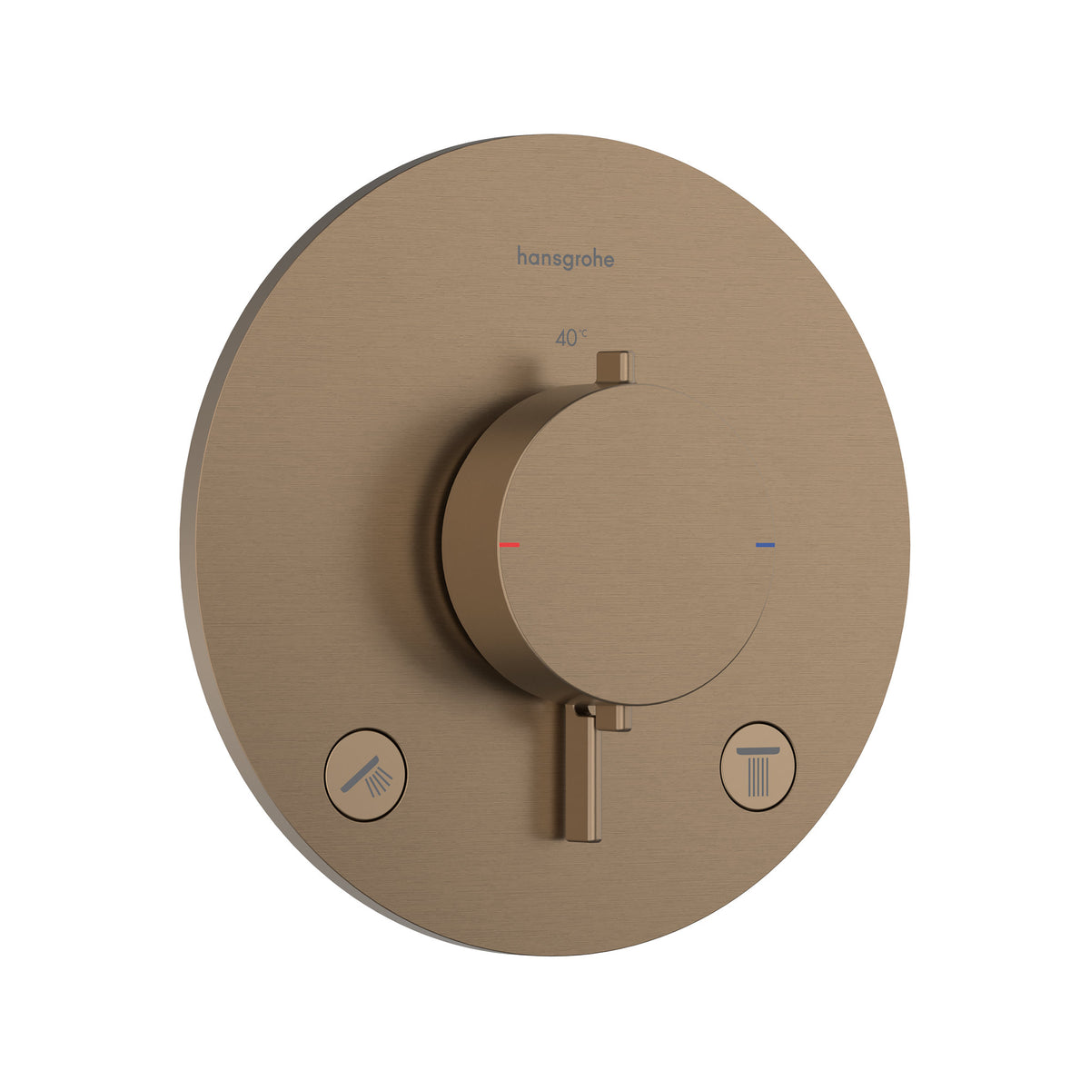 Hansgrohe Ecostat Comfort S Thermostat for concealed installation for 1 function Brushed Bronze 33715140.jpg