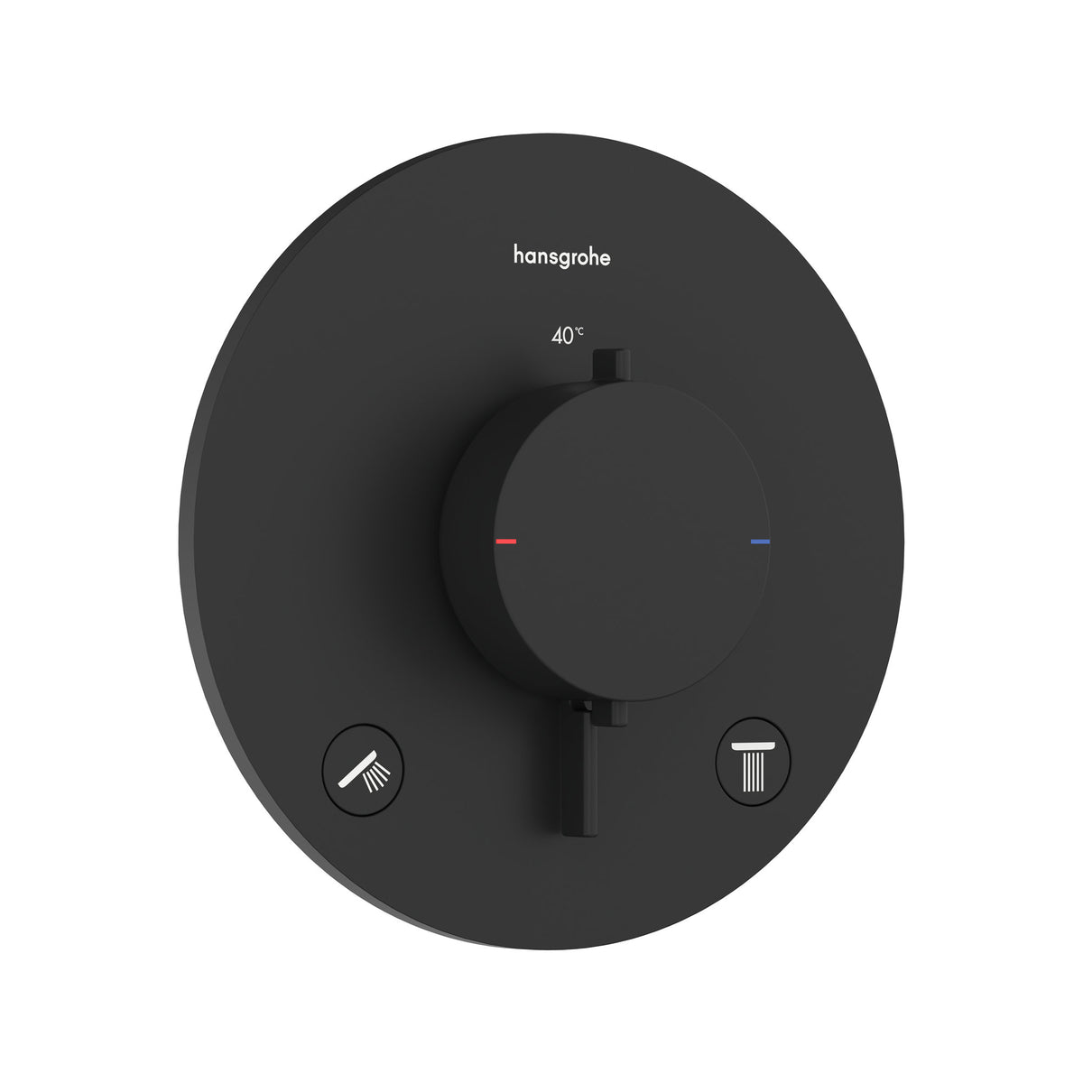Hansgrohe Ecostat Comfort S Thermostat for concealed installation for 1 function Matt Black 33715670.jpg