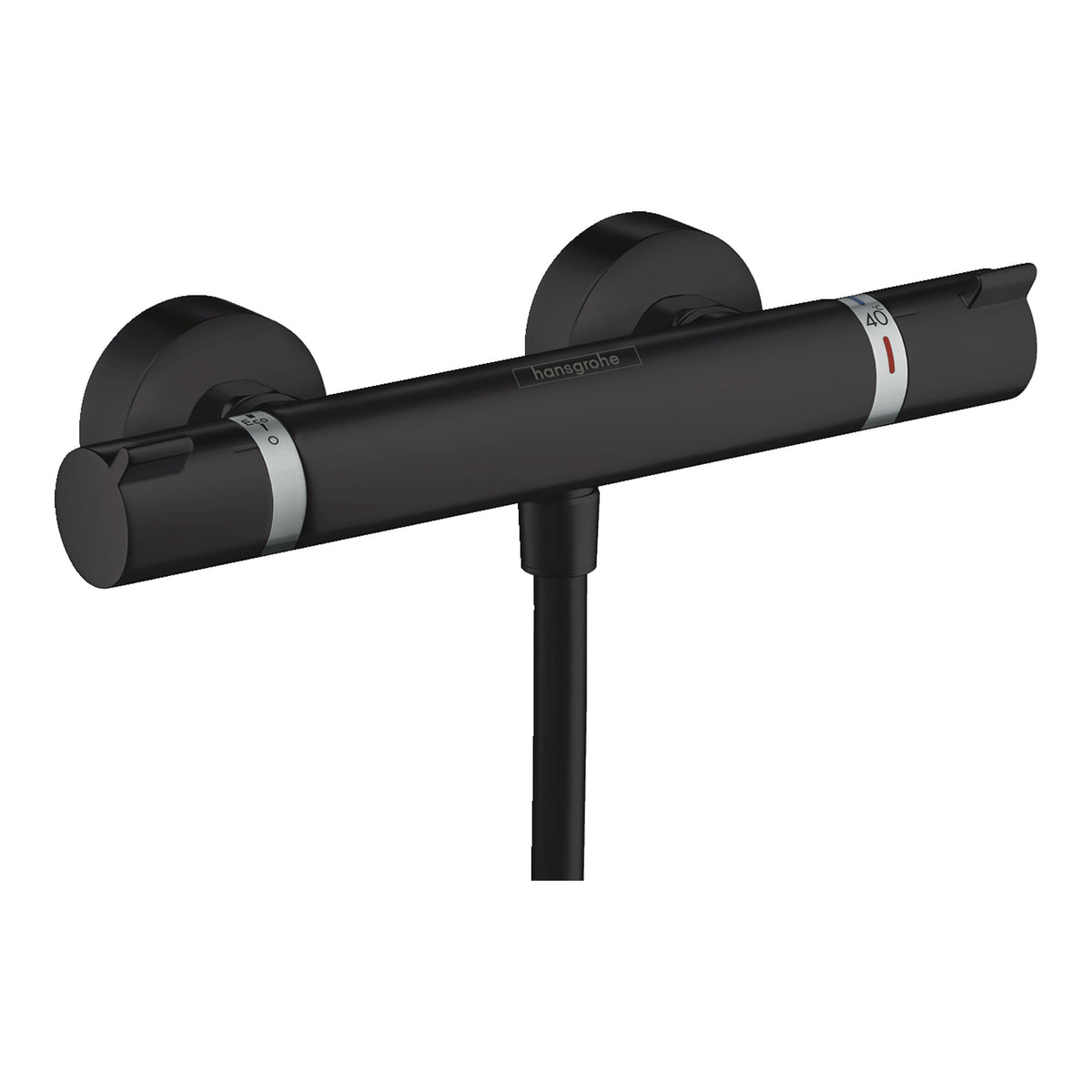 Hansgrohe Ecostat Comfort Shower thermostat for exposed installation Matt Black 13116670.jpg