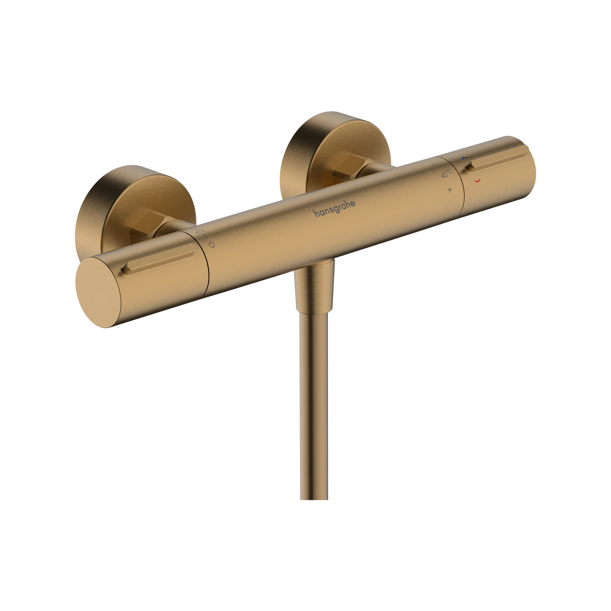 Hansgrohe Ecostat Element Shower thermostat for exposed installation Brushed Bronze 13346140.jpg