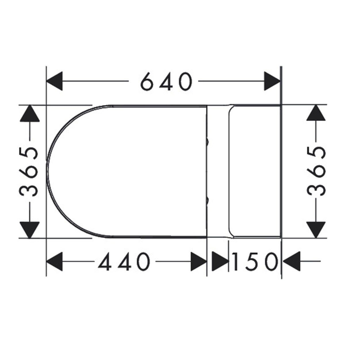 Hansgrohe-EluPura-Original-S-Floorstanding-WC-Set-close-coupled-with-vertical-horizontal-outlet-AquaChannel-Flush-with-tank-and-WC-seat-and-cover-60205-technical-01