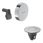 Hansgrohe Exafill Finish set chrome bath filler waste and overflow set 58131000.jpg