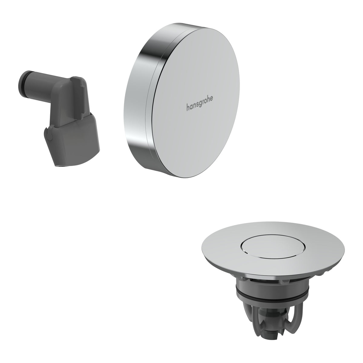 Hansgrohe Exafill Finish set chrome bath filler waste and overflow set 58131000.jpg