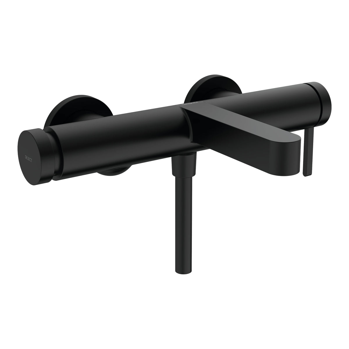Hansgrohe Finoris Single lever bath mixer for exposed installation Matt Black 76420670.jpg